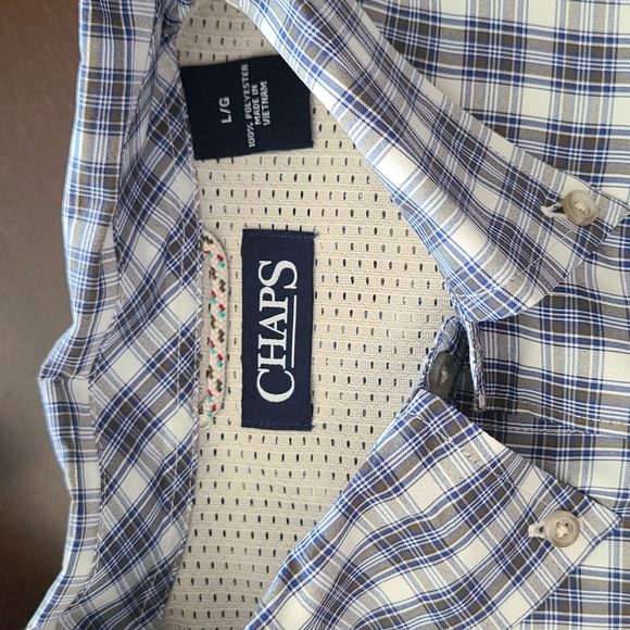 Chaps large casual button down shirt - Picture 2 of 4